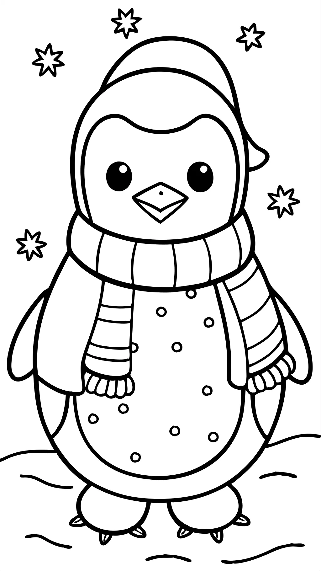 printable coloring pages penguins